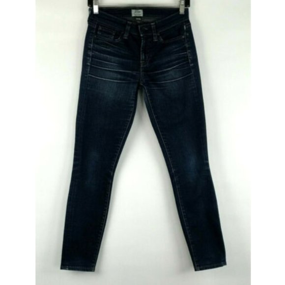 J. Crew Toothpick Dark Wash Blue Skinny Jeans - Picture 2 of 6